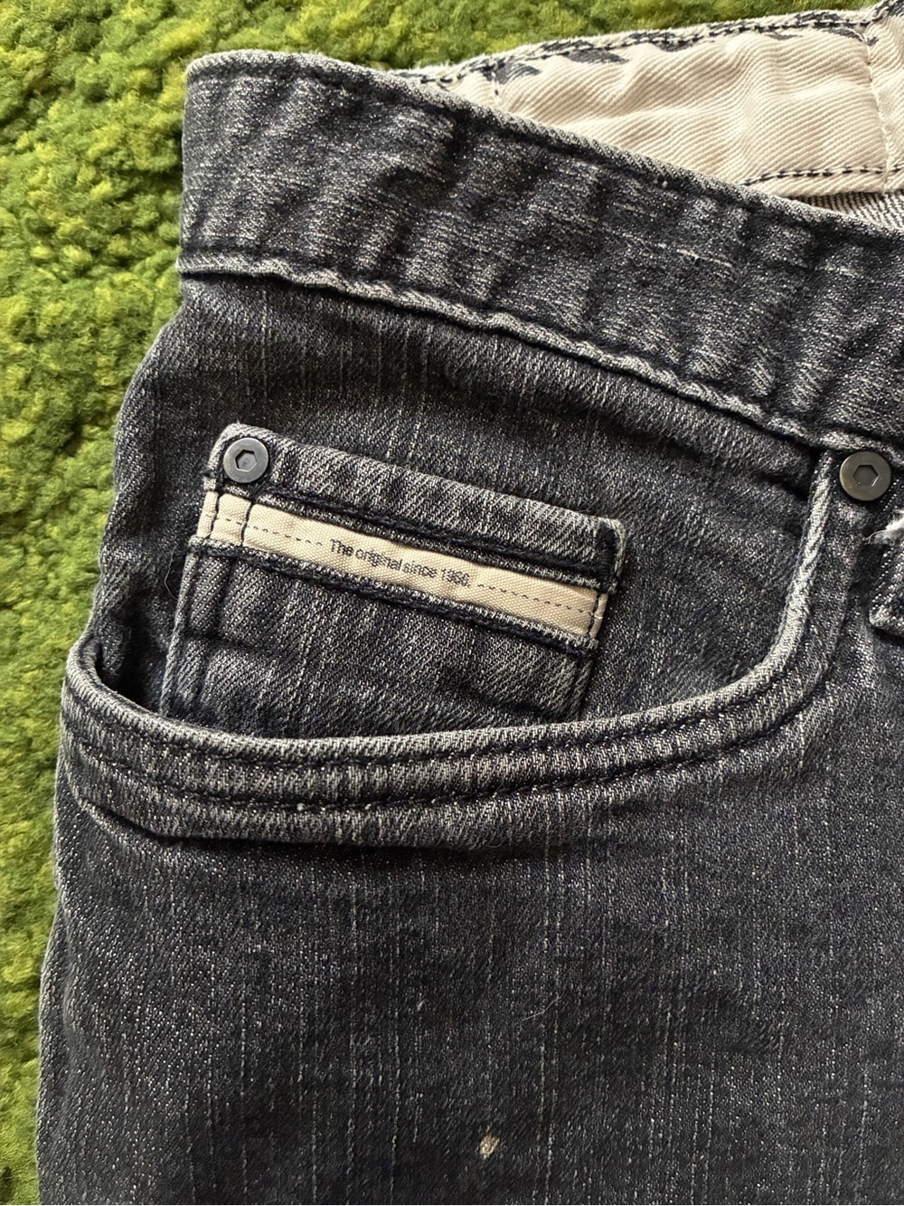 Thrashed Vans Black Slim Straight Jeans - Picture 3 of 9